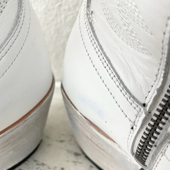 Lane MEGAN MORONEY Cowboy Boots Smokeshow Womens 10 White Western Cowgirl Tall - Picture 11 of 15